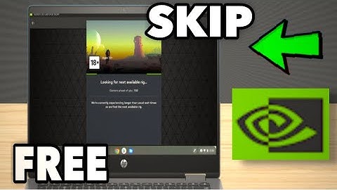How to skip GeForce NOW WAIT TIME FOR FREE (How to skip GeForce NOW WAIT TIME FOR FREE) (GeForce)
