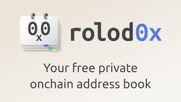 Simplify your onchain life with the rolod0x web3 address book!