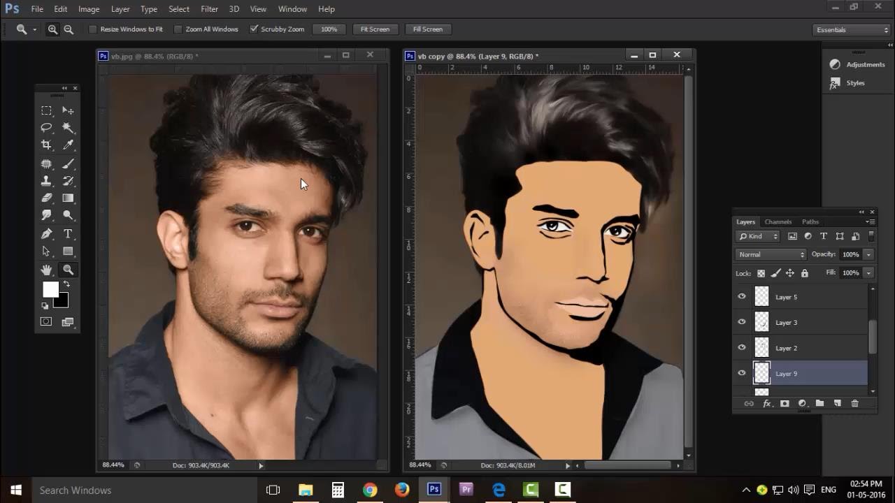 How to make your cartoon photos, full tutorial step by step [ photo art