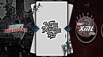 Happy Birthday 🥳🎂 New Xml file | Birthday wish video editing Xml 🥰 | #alightmotion | @editking94