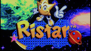 Ristar Intro (Genesis) - Sony BVM-A32 (Reference CRT Monitor)