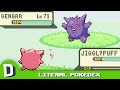 If Pokedex Entries Were Mega Literal