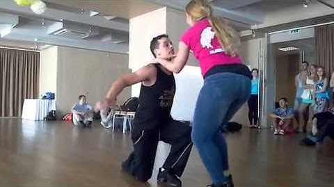 Renata & Jorge demo 3   Russian Zouk Congress 2015
