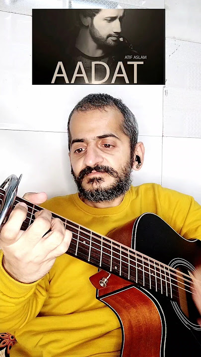 Aadat Guitar Intro #shorts #atifaslam #aadat #ramanujmishra_