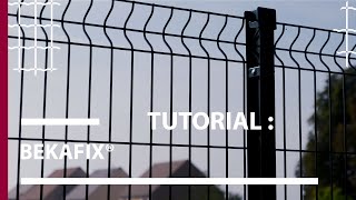 How to set up fencing panels with Bekafix posts | Betafence