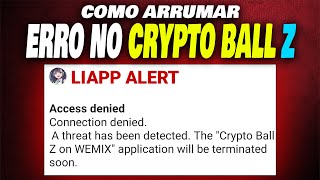 How to Fix Crypto ball z LIAPP ALERT Error screenshot 3