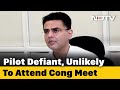 Sachin Pilot remains defiant as Congress calls meet again