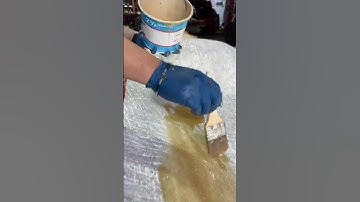 Laying fiberglass
