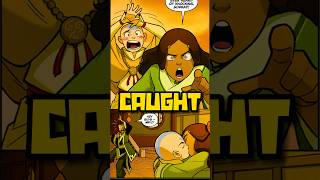 Aang and Katara CAUGHT by her Brother | Avatar The Last Airbender #avatar #comics #shorts