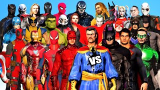 THE AVENGERS MARVEL COMICS VS JUSTICE LEAGUE DC COMICS MULTIVERSE | EPIC BATTLE (part I)
