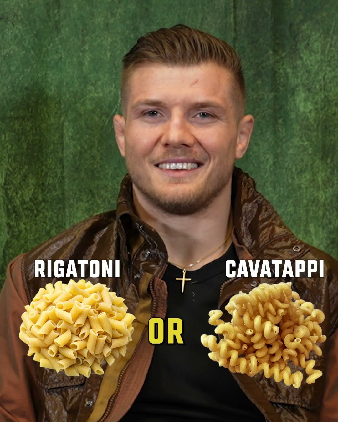 What's Marvin Vettori's favorite pasta? ? #ufcvegas104