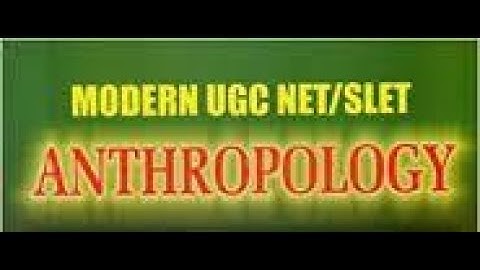 Previous Year Multiple Choice Questions//Subject: Anthropology// NTA NET, UGC NET, WB SET//