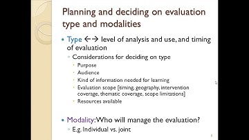 Planning and Preparing for the Equity Focused and Gender Responsive Evaluation
