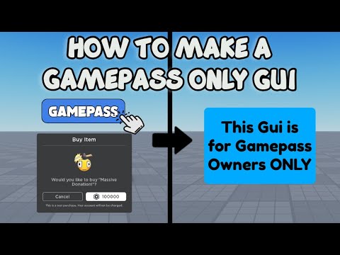 Tutorial (Easy) - How To Make A Working Gamepass Shop Gui - Community  Tutorials - Developer Forum