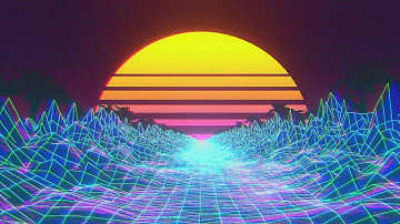 80s Outrun Style Animation