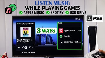 PS5: How to Play Music While Playing Games! [Spotify/Apple Music/USB Drive]