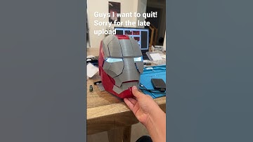 Ironman mk5 helmet 3D printed with 10 servos! Won’t work tutorial #shorts #marvel #ironman