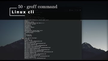 Linux CLI 50 🐧 groff command