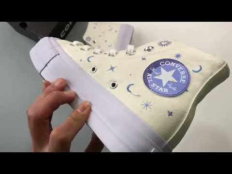 Converse Chuck Taylor Celestial Lift Platform High Egret