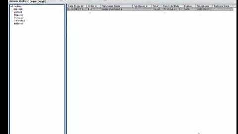 How to Print a Purchase Order