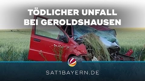 Frontalcrash bei Geroldshausen: Toter und zwei Schwerverletzte