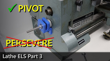 Simpler Encoder Mount: ELS and Cross Slide Part 3