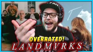 STOP GETTING BETTER! LANDMVRKS - Overrated | REACTION!