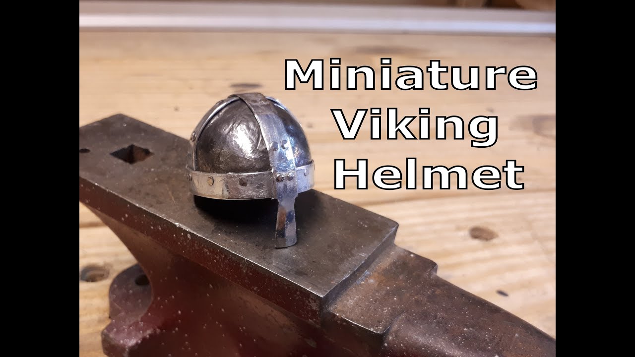 1:6 scale miniature Viking Helmet build