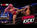 WWE 2K25 LIVE GAMEPLAY : ROMAN REIGNS VS CRIMSON QUEEN 2K FIGHT EP-08 #wwelivetoday #wwe