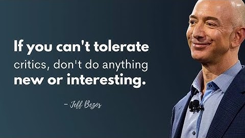 Stress Doesn’t Come from Hard Work, Jeff Bezos