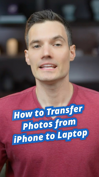 How to Transfer Photos from iPhone to Laptop #windows #iphone