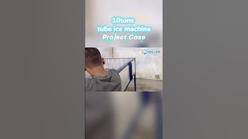 Koller 10tons tube ice machine in Southeast Aisa #tubeicemachine #icebusiness #icemachinetest