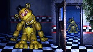 Golden Freddy Can Escape The Kitchen? Fnaf Back In The 80S