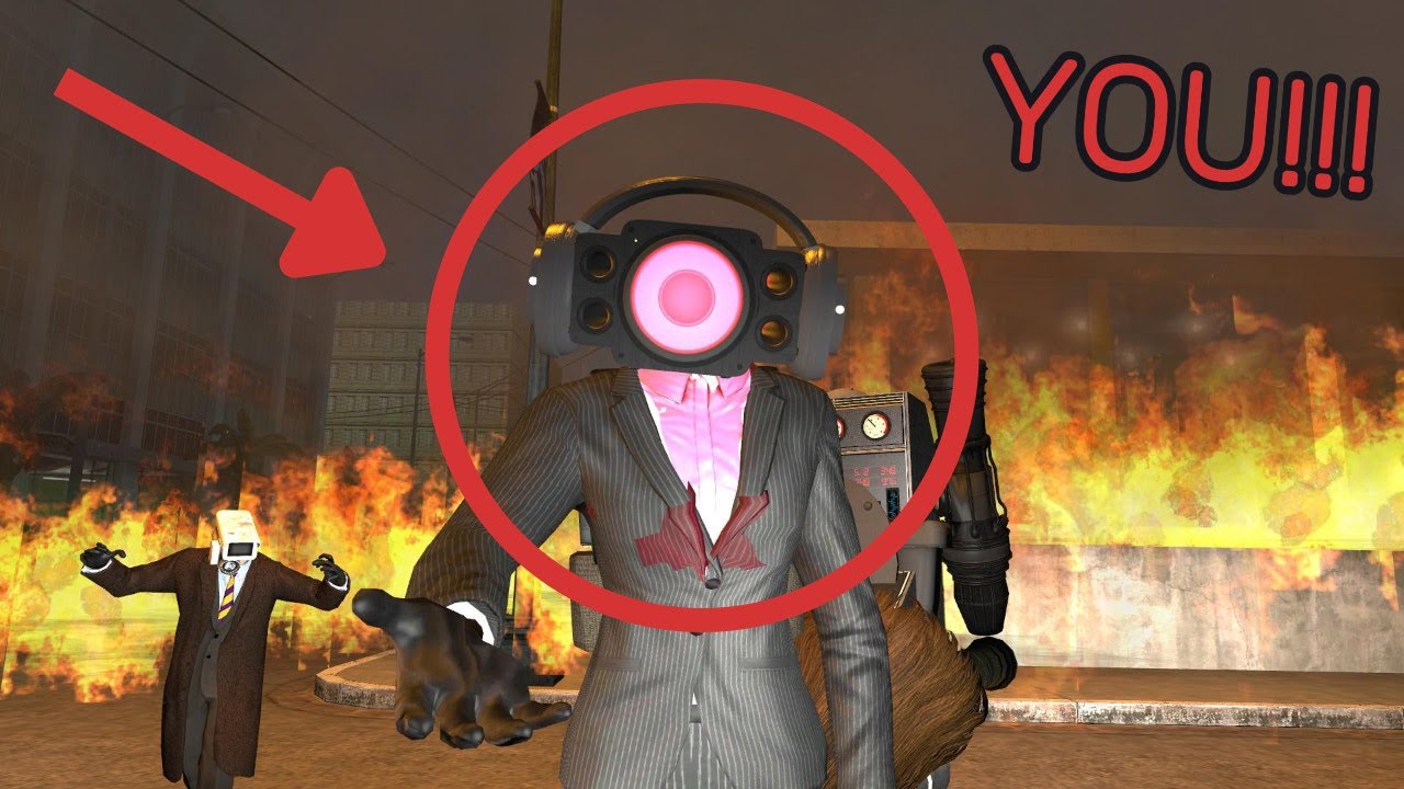 Skibidi toilet 61 but you're Speaker woman!