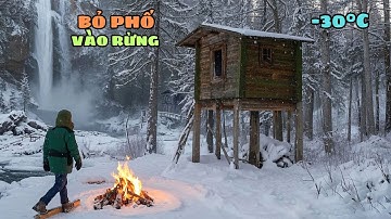 Một Mình Hoàn Thiện Ngôi Nhà Trên Cây Giữa Rừng Tuyết – Kết Quả Khiến Ai Cũng Sững Sờ