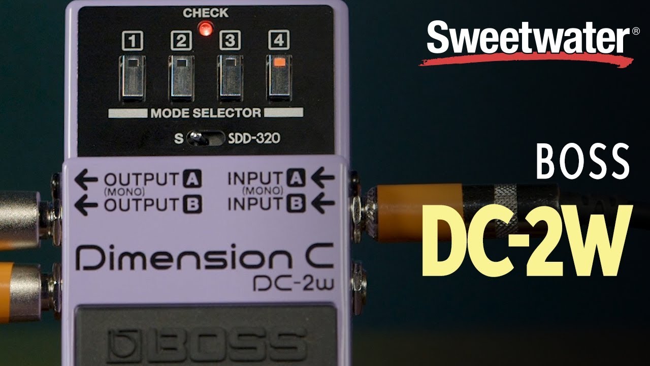 Clancy Ende Charmerende BOSS DC-2w Waza Craft Dimensional Chorus Pedal Review - YouTube