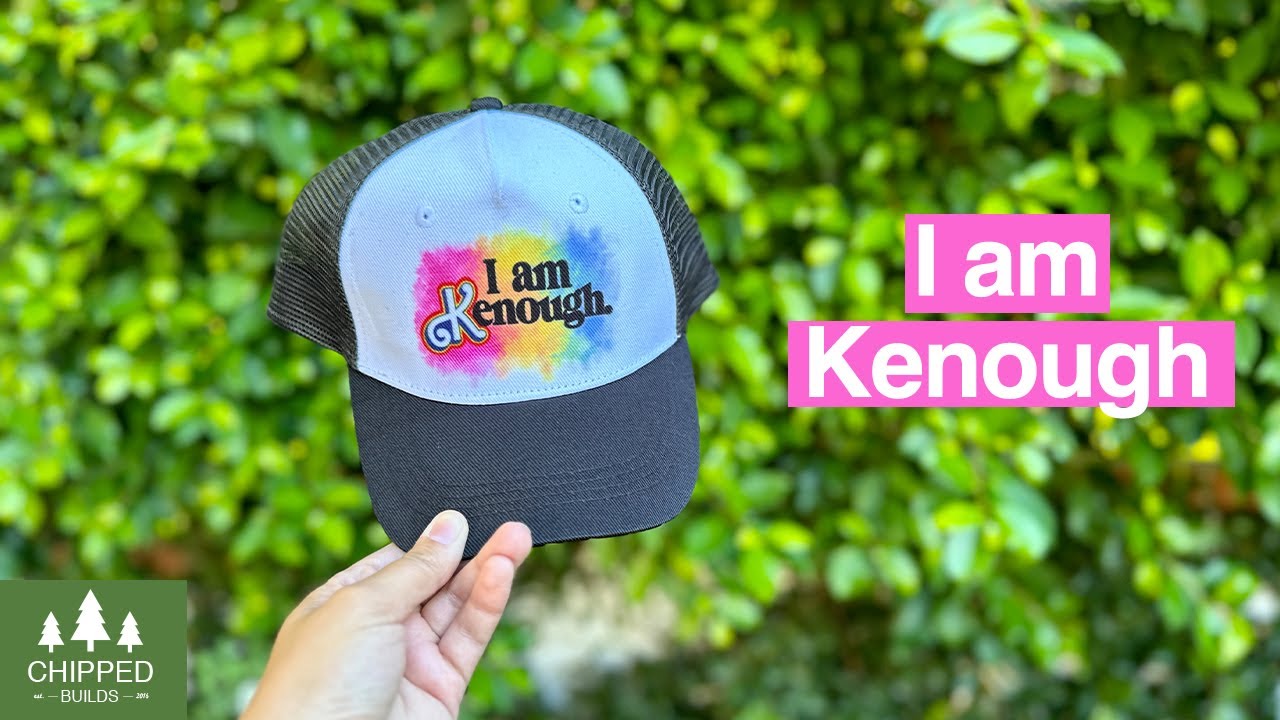 How To Sublimate On A Cricut Hat Blank I Am Kenough YouTube How To Sublimate On A Cricut Hat Blank I Am Kenough YouTube