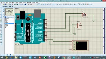 Arduino Uno LM35 dengan Piezo Sounder Buzzer