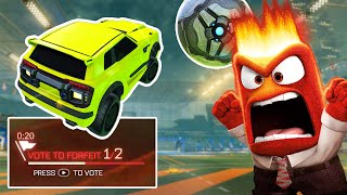 I recorded every toxic player in Rocket League month 2!