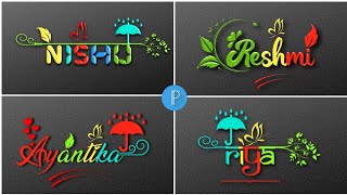 Create Stylish Name logo design  | pixellab Name editing | stylish name design in pixellab screenshot 5