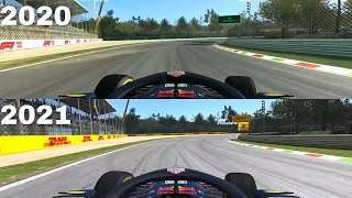 Real Racing 3 2020 Monza VS 2021 Monza Track Comparison!