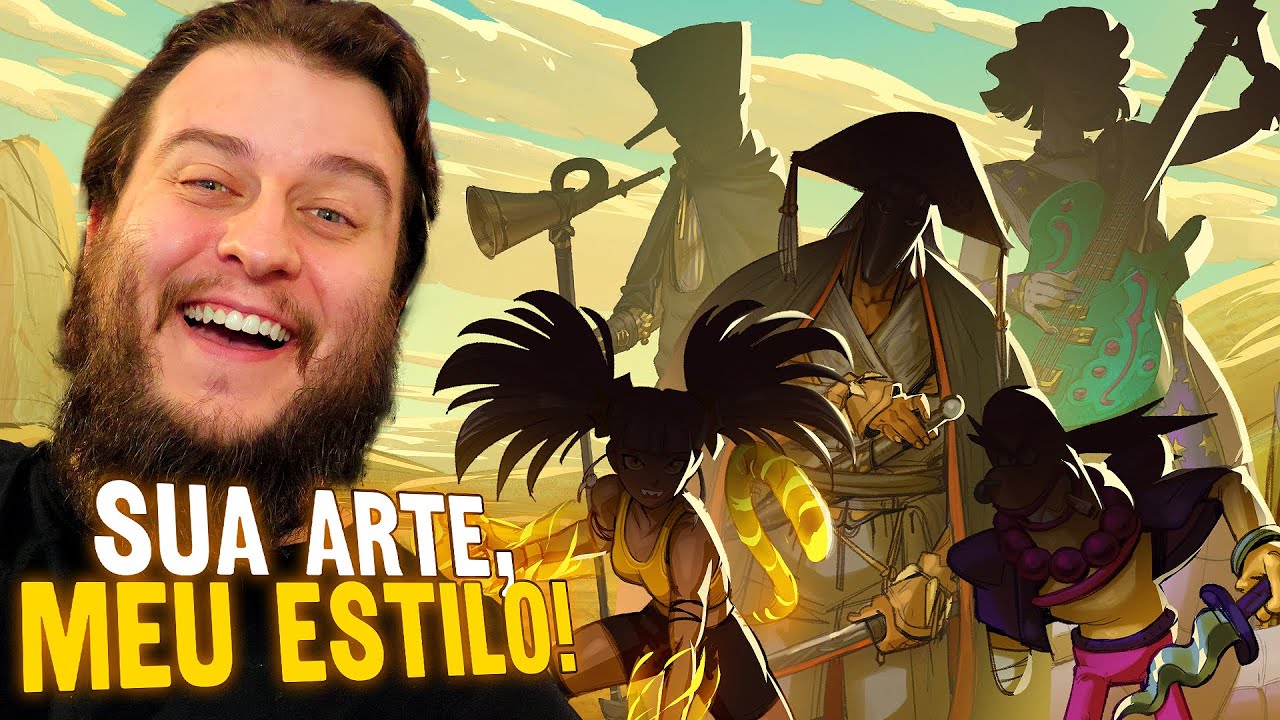 FIZ CINCO PERSONAGENS dos INSCRITOS no MEU ESTILO de DESENHO!