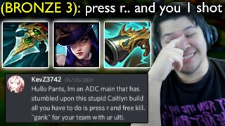 Bronze 3 player tries to convince me that LETHALITY CAIT mid is BUSTED.. so I tried it