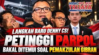 SUDAH MK DAN DPR! Denny Indrayana Cs Siap Temui Petinggi Parpol Desak Pemakzulan Gibran | Trijaya
