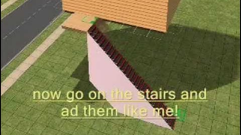 how to make a tree/floating house on sims 2