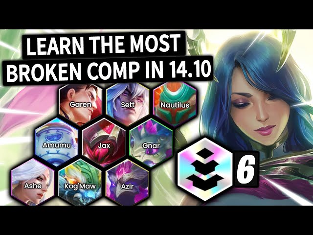 LEARN THIS MOST BROKEN COMP to CLIMB RANKED for Patch 14.10 - TFT Builds | Teamfight Tactics Guide class=