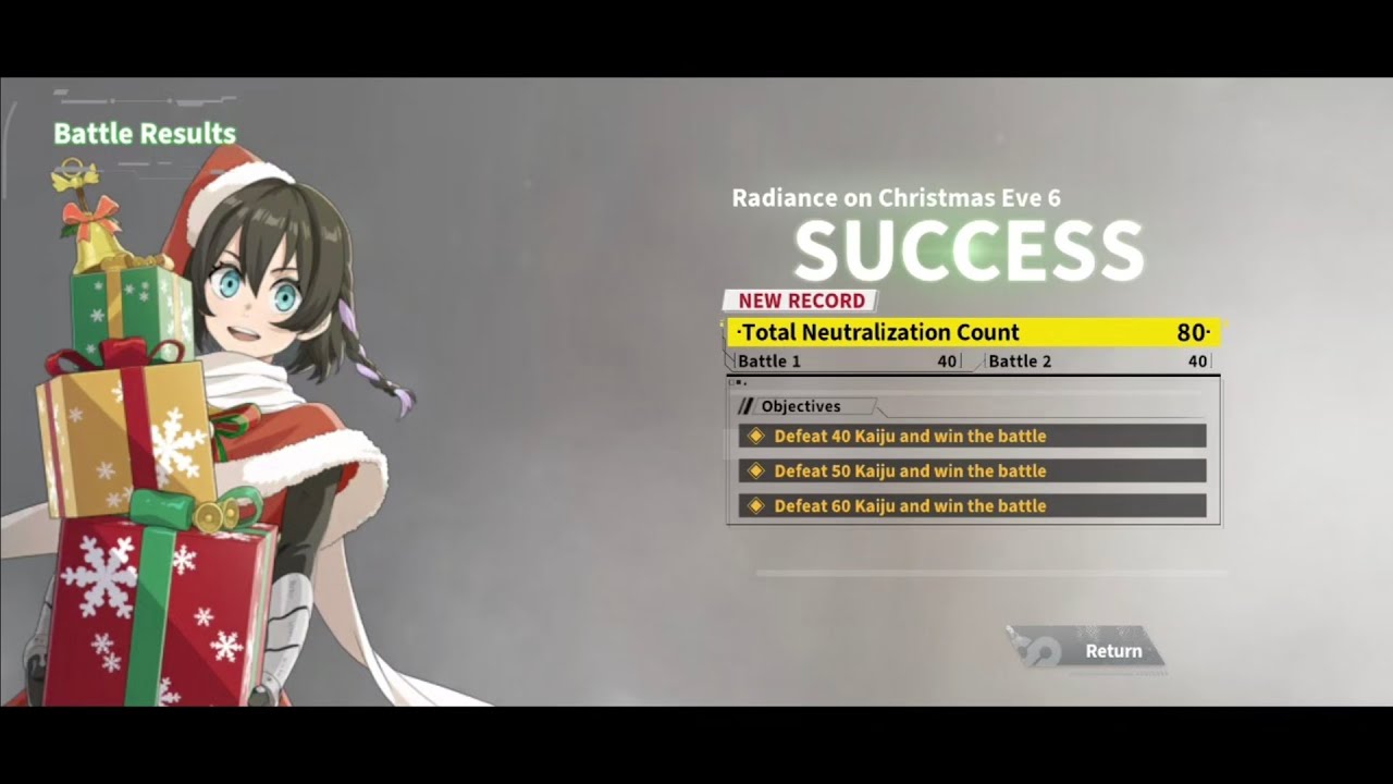 KAIJU NO.8 THE GAME LC Radiance on Christmas Eve 6 ✨ Killed 80 Kaiju