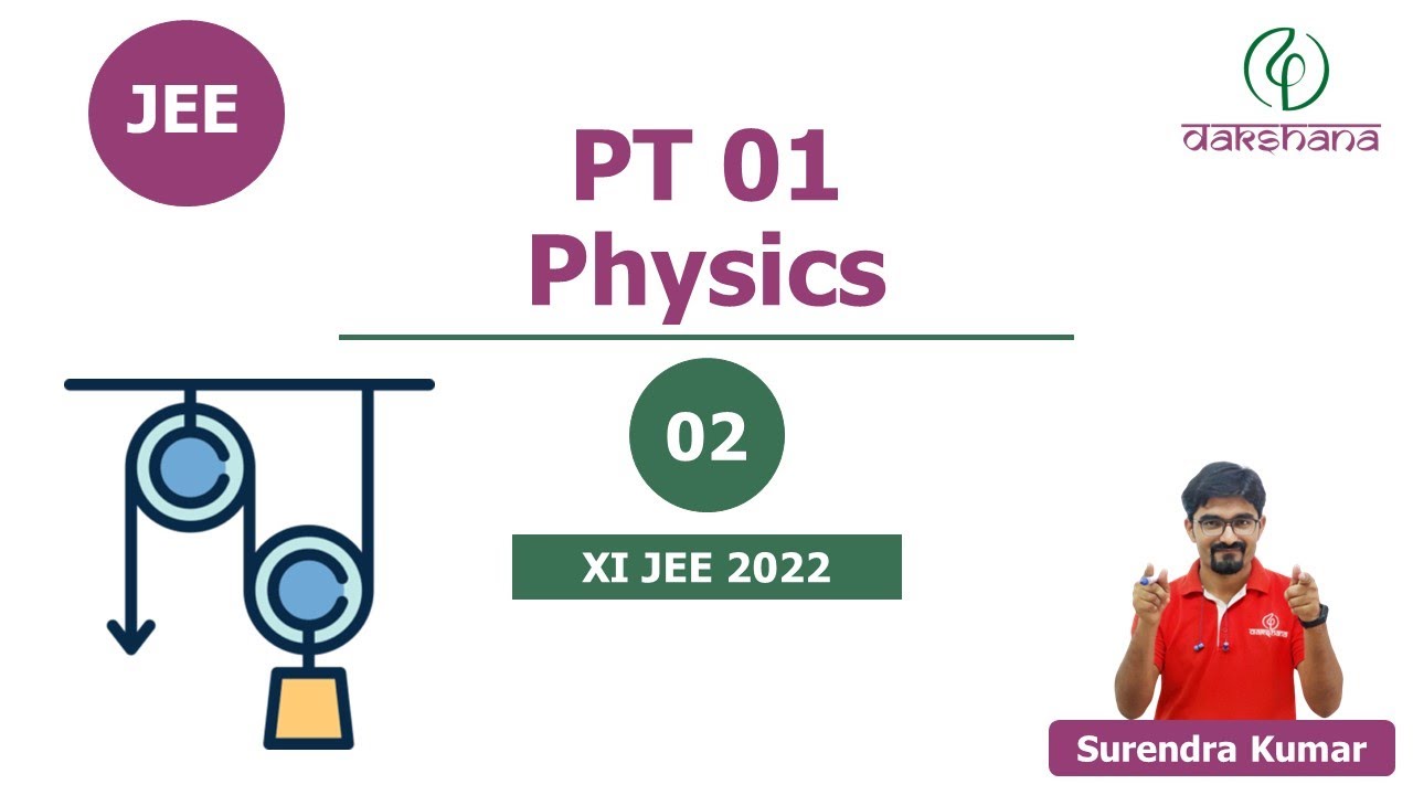 JEE XI | Physics | PT 01 (Advanced) Paper 02 | Surendra Kumar