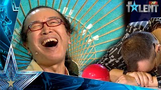 Un JAPONÉS pide DINERO al jurado en su loca actuación | Audiciones 1 | Got Talent España 2021