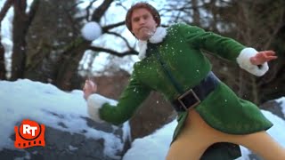 Elf (2003) - The Snowball Fight Scene | Movieclips screenshot 4